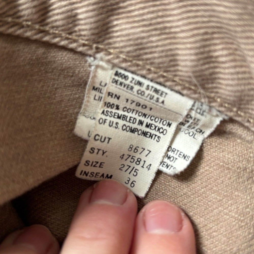 Vintage Brown Rockies Bareback Jeans - Picture 8 of 8